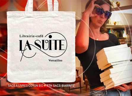 Sac Librairie Café la Suite Versailles